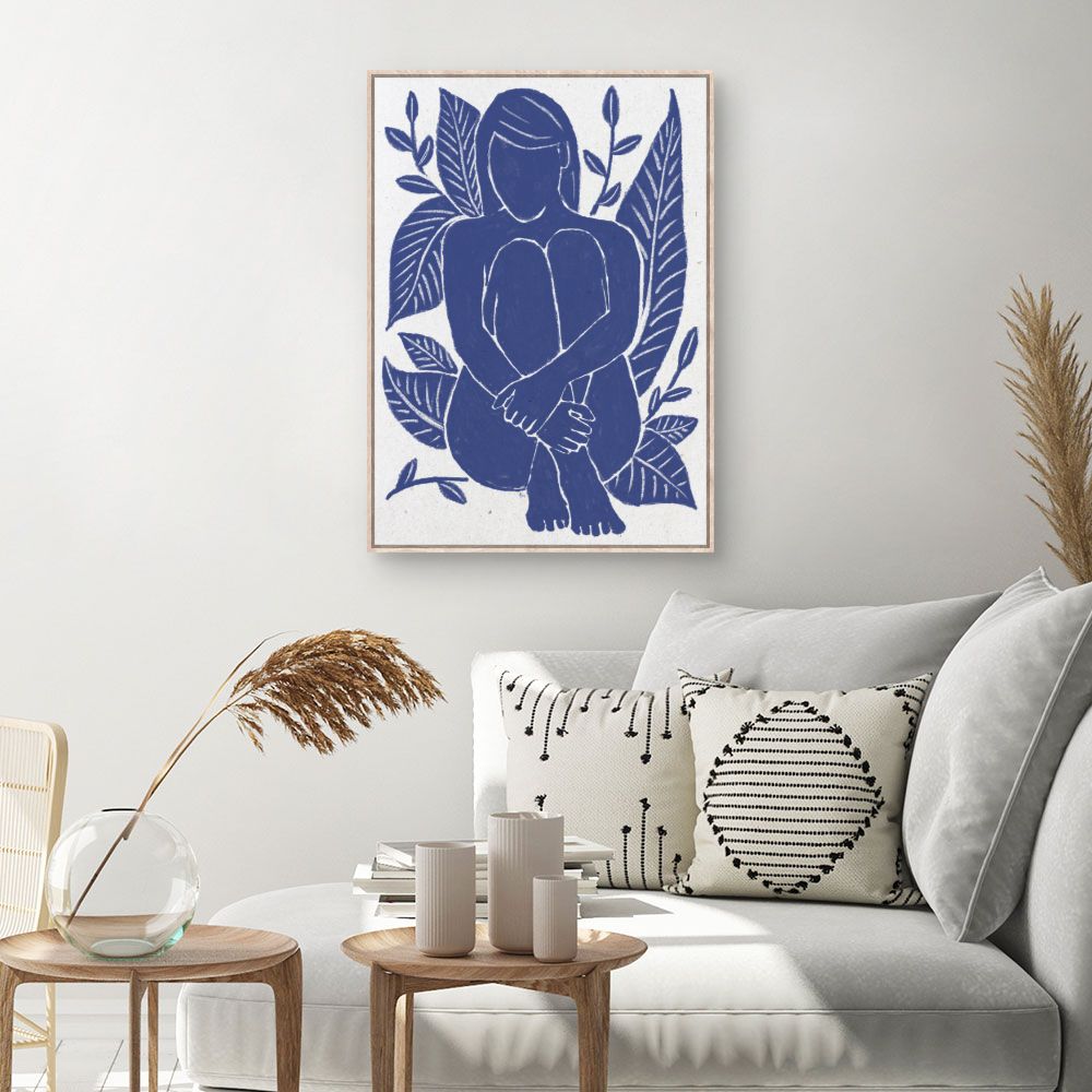 Tableau Silhouette végétale élégante
