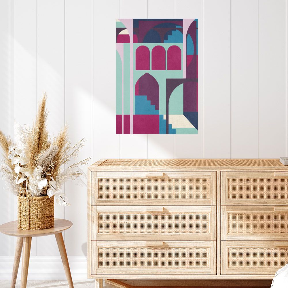 Affiche Arches géométriques