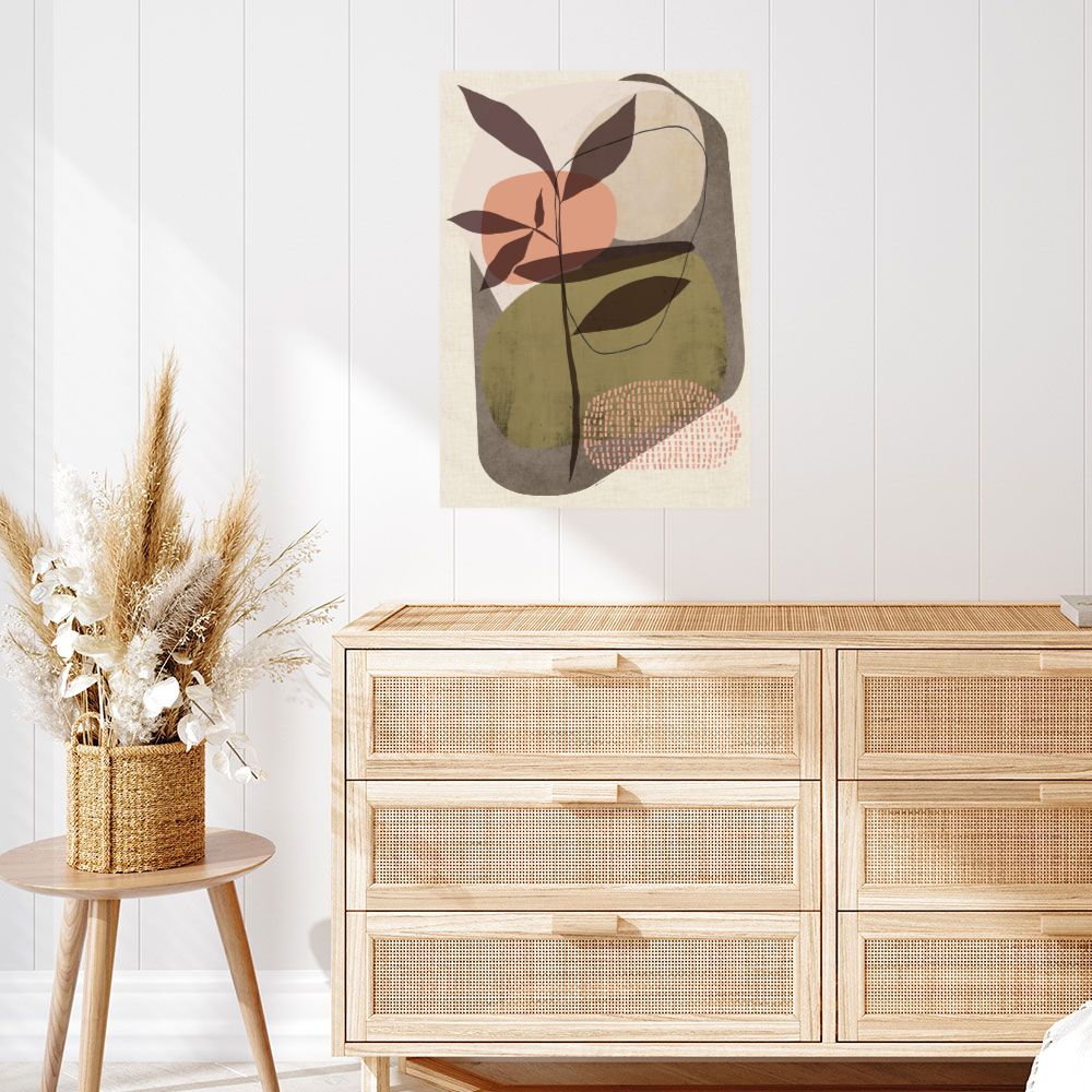 Affiche Feuilles artistiques modernes
