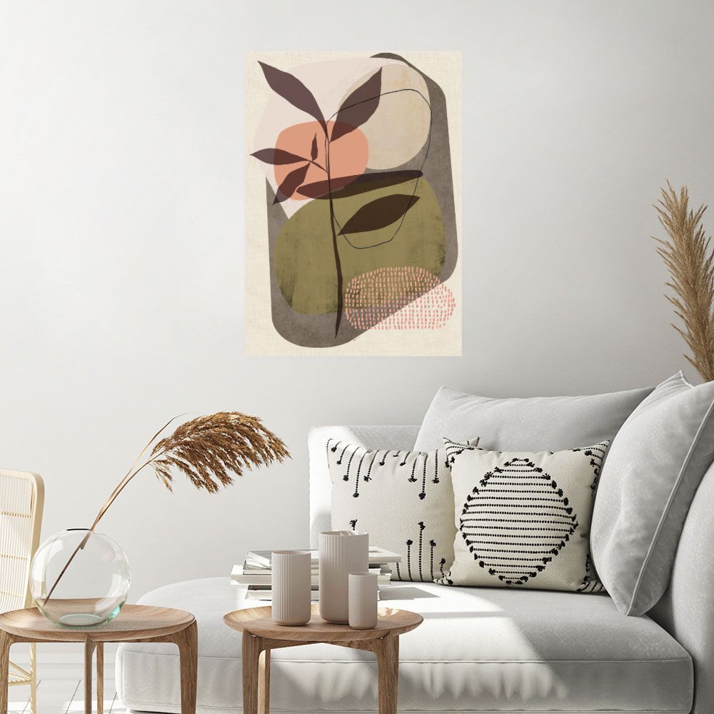 Affiche Feuilles artistiques modernes