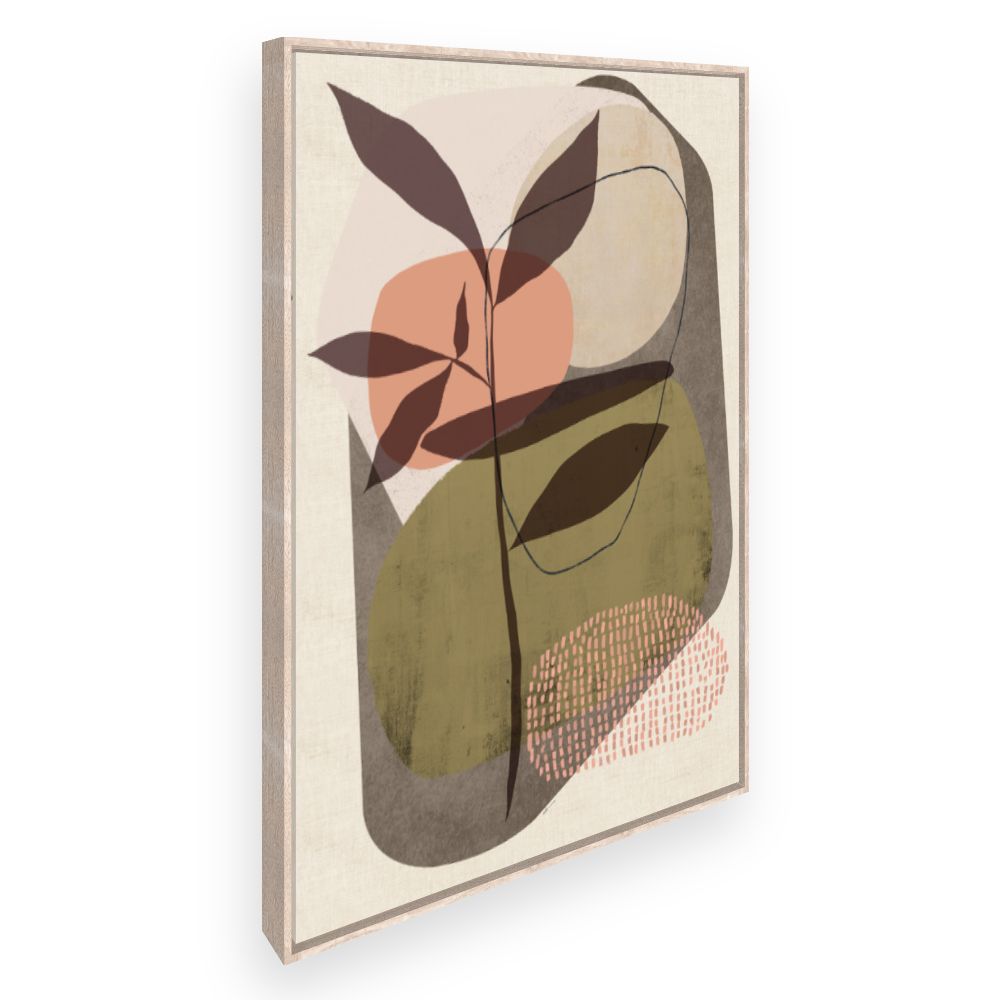 Toile Abstrait botanique moderne