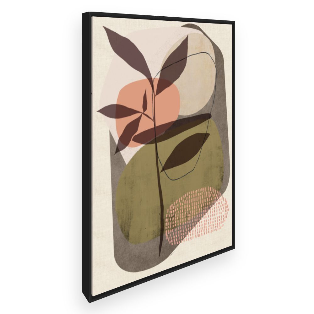 Toile Abstrait botanique moderne