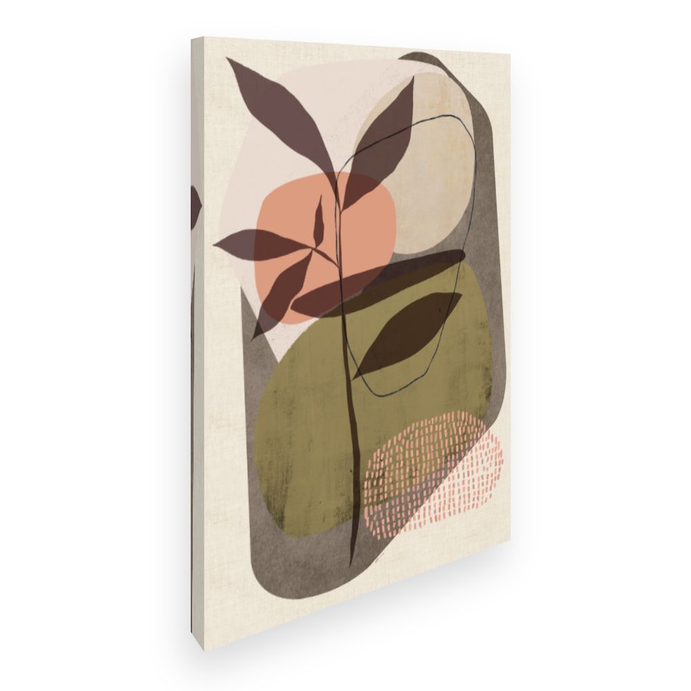Toile Abstrait botanique moderne