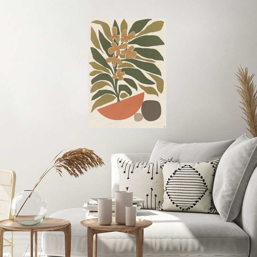 Affiche Fleurs stylisées