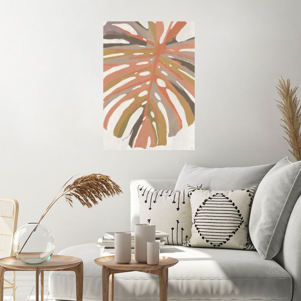 Affiche Feuilles exotiques