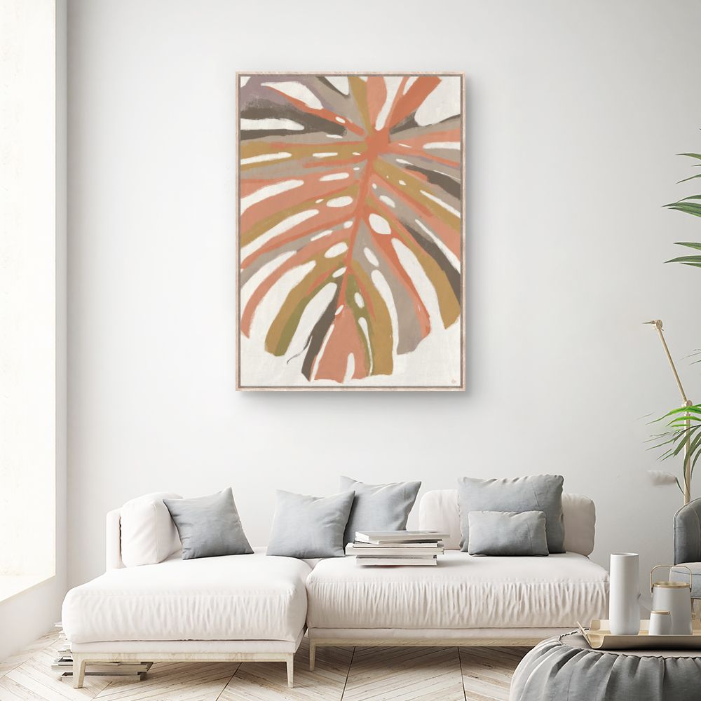 Tableau Feuille tropicale moderne