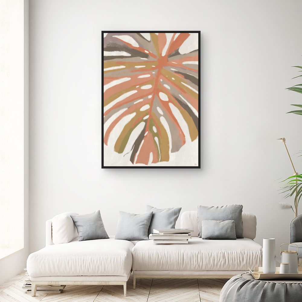 Tableau Feuille tropicale moderne