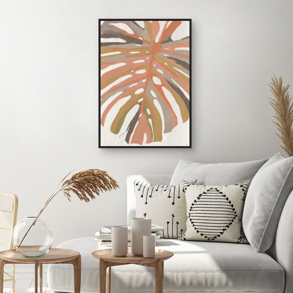 Tableau Feuille tropicale moderne