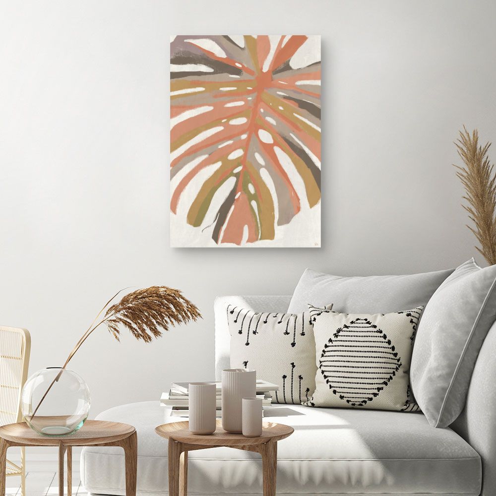 Tableau Feuille tropicale moderne