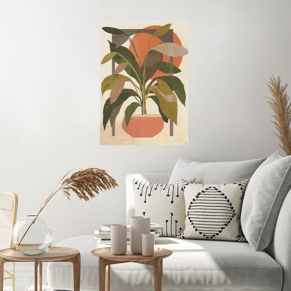 Affiche Plante graphique moderne