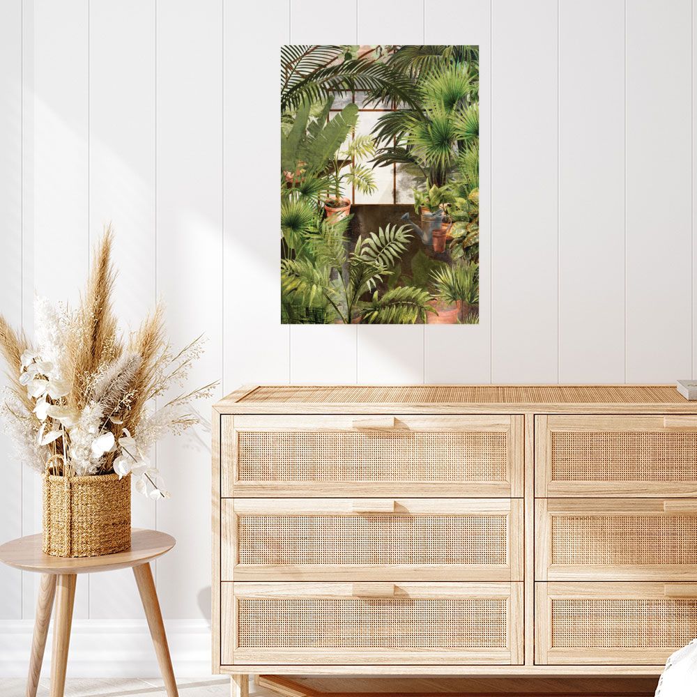 Affiche Jardin tropical luxuriant