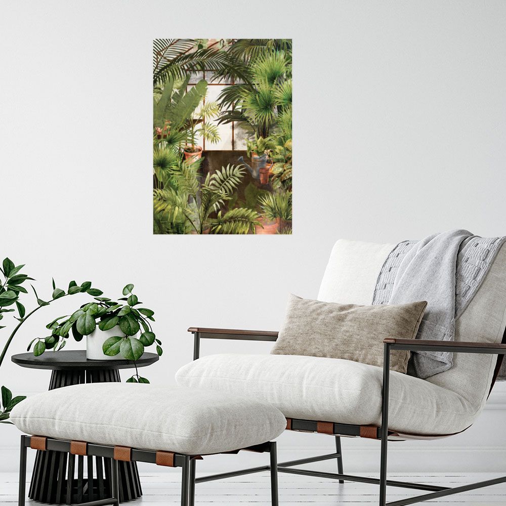 Affiche Jardin tropical luxuriant