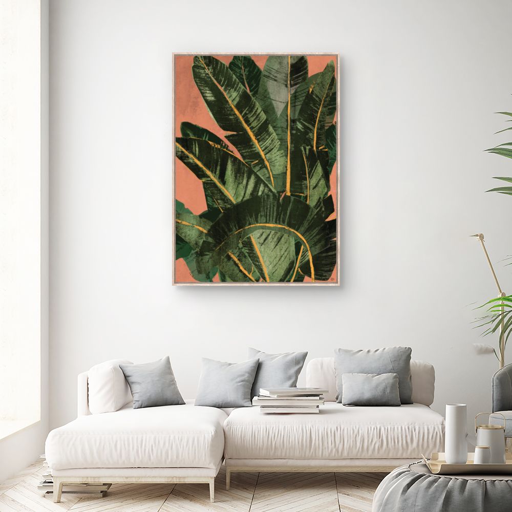 Tableau Feuillage tropical vibrant