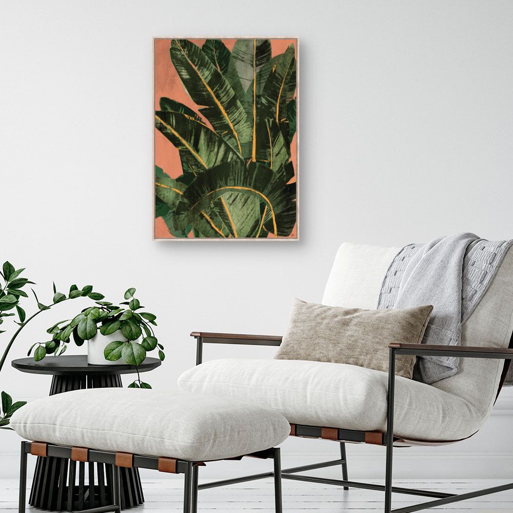 Tableau Feuillage tropical vibrant