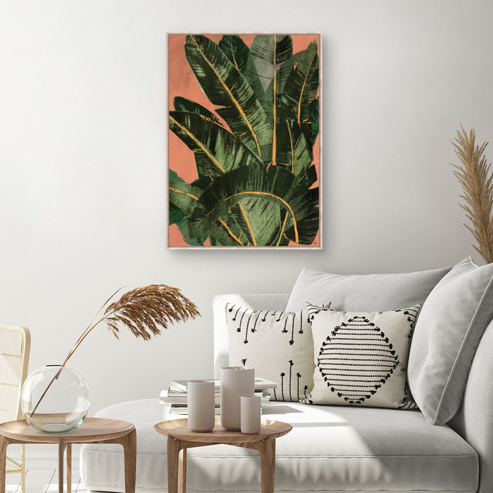 Tableau Feuillage tropical vibrant