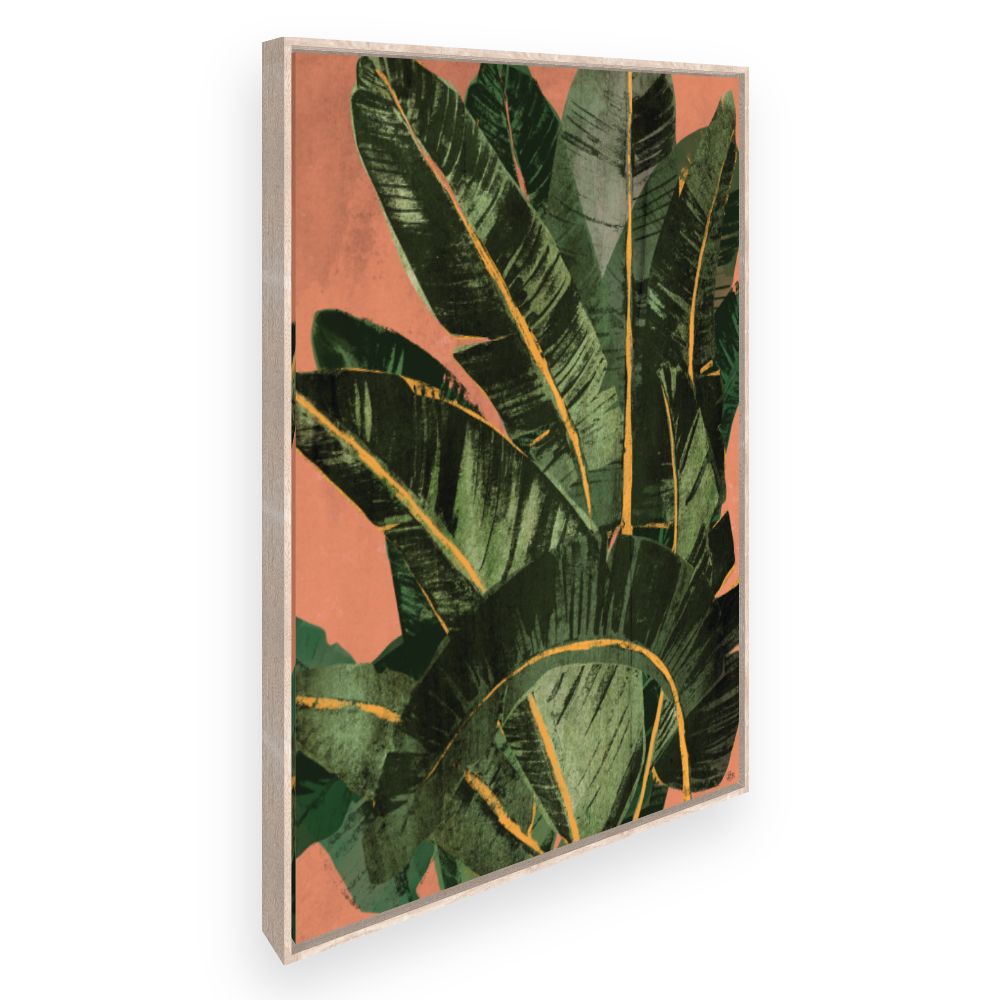Toile Feuillage tropical vibrant