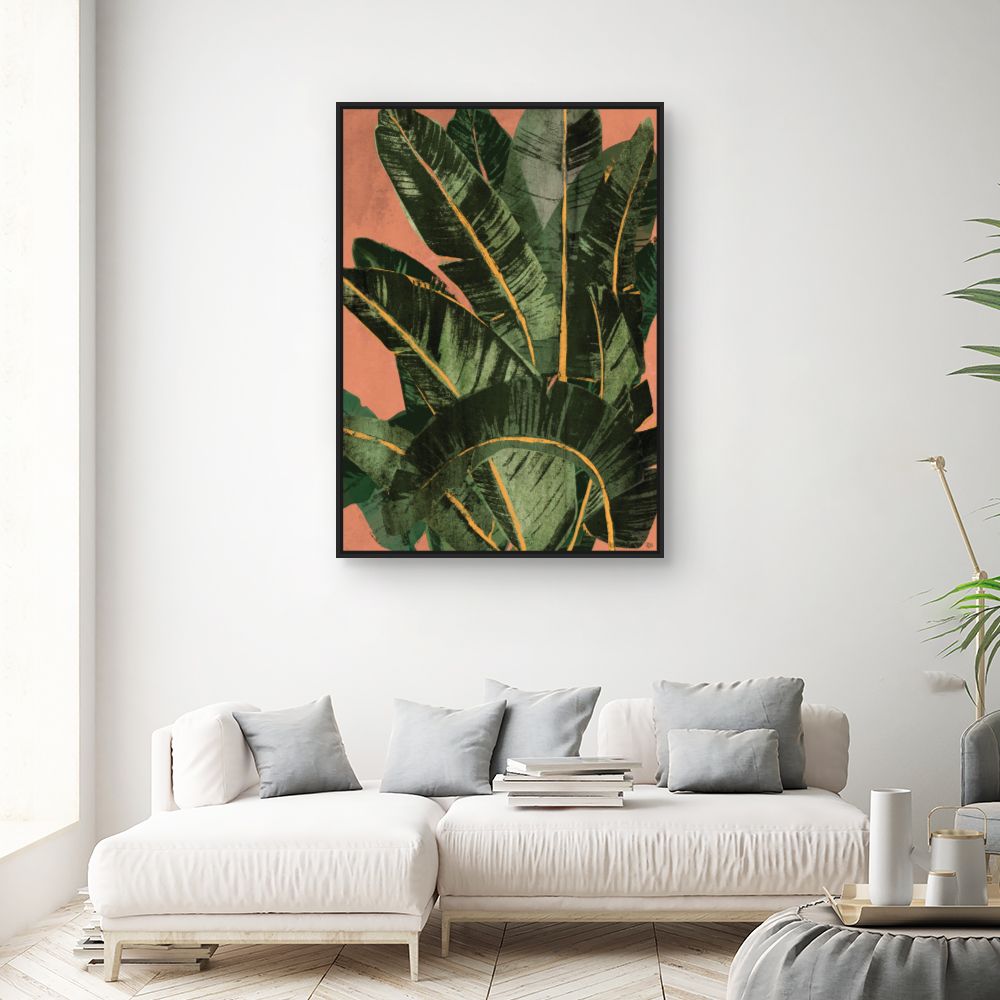 Tableau Feuillage tropical vibrant