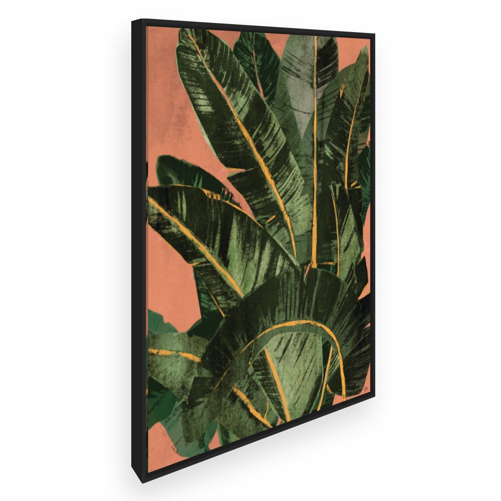 Toile Feuillage tropical vibrant