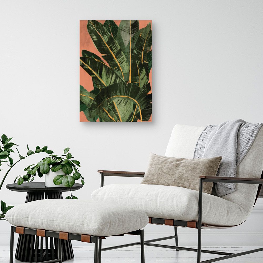 Tableau Feuillage tropical vibrant