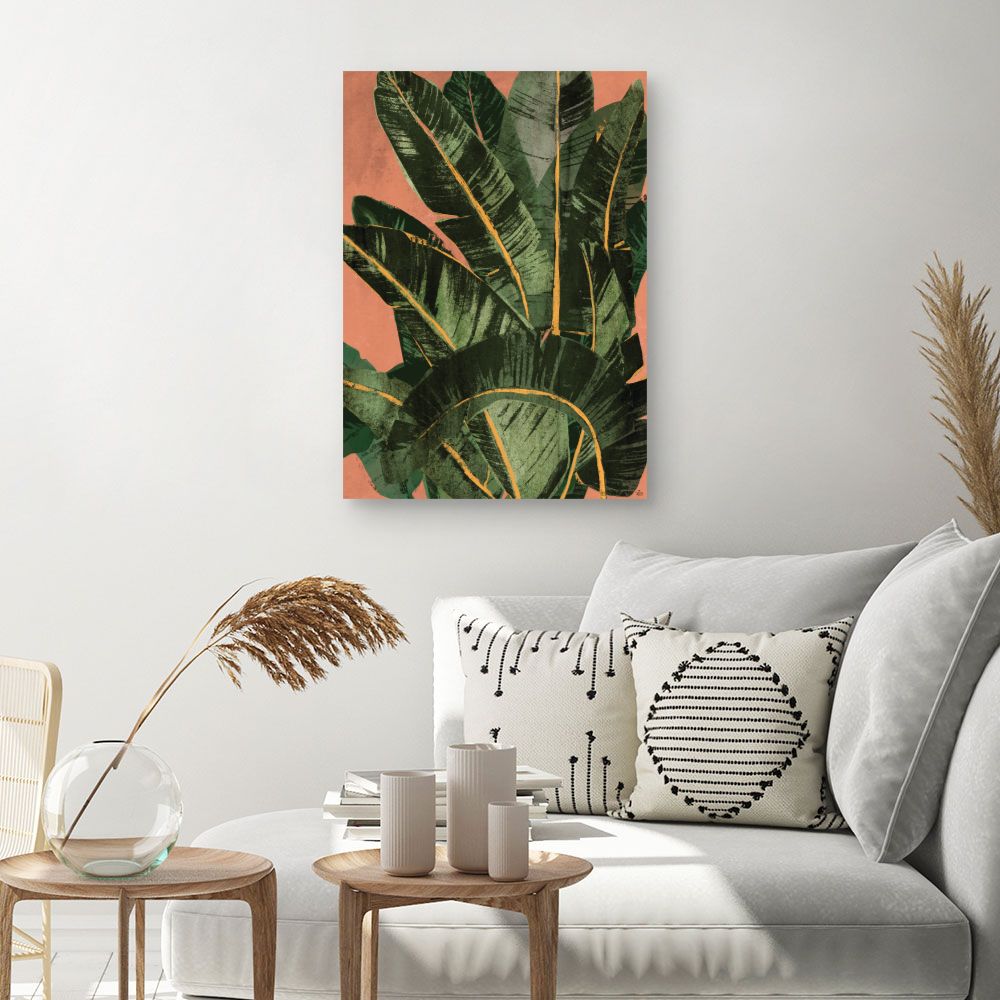 Tableau Feuillage tropical vibrant