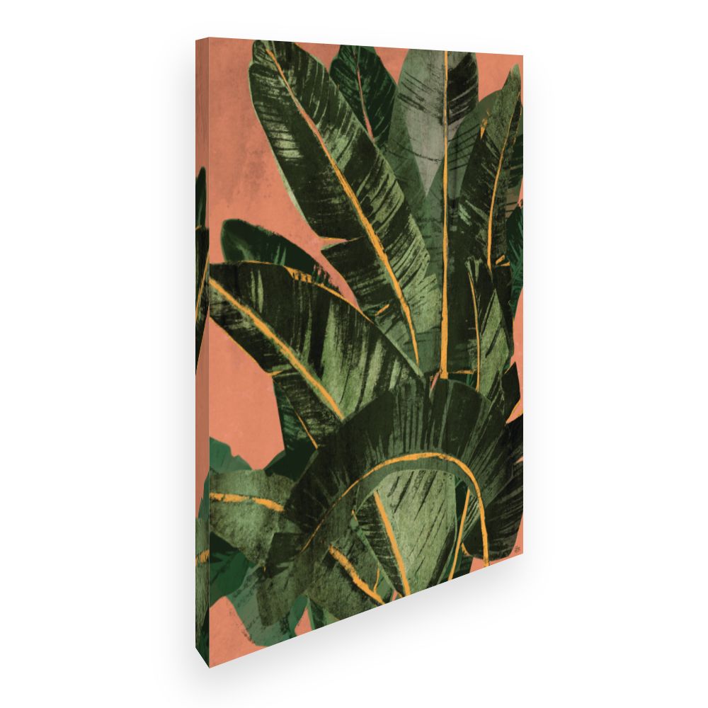 Toile Feuillage tropical vibrant
