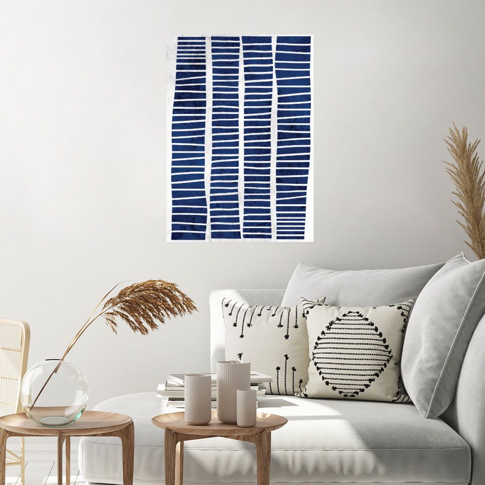 Affiche Lignes ondulantes modernes