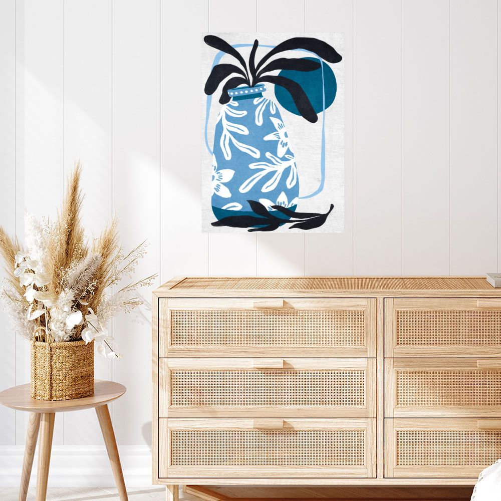 Affiche Vase fleuri élégant