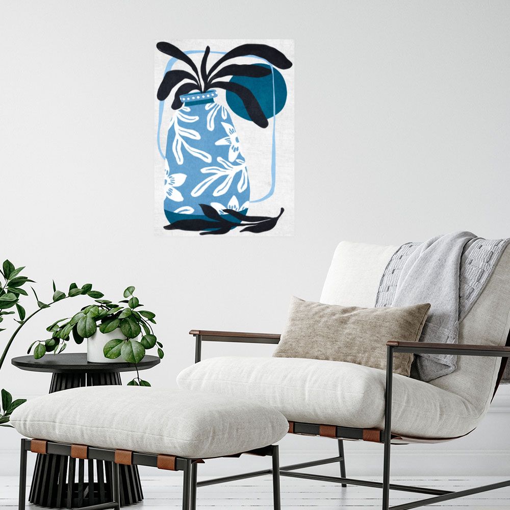 Affiche Vase fleuri élégant