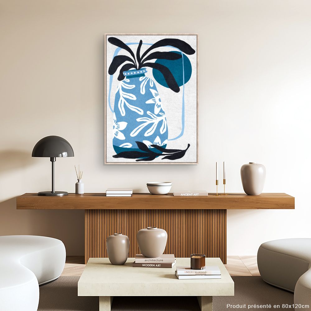 Tableau Vase fleuri élégant
