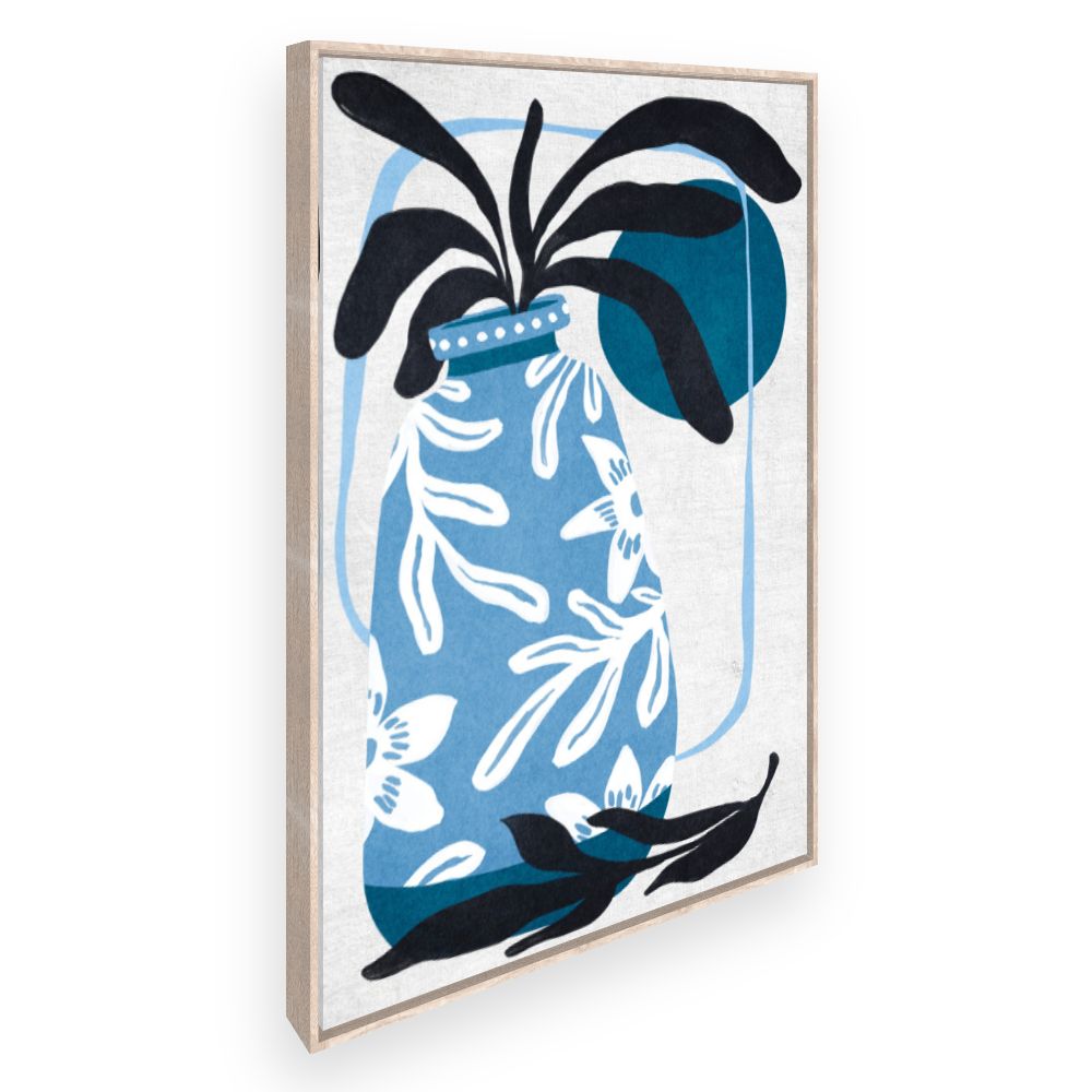 Toile Vase fleuri élégant