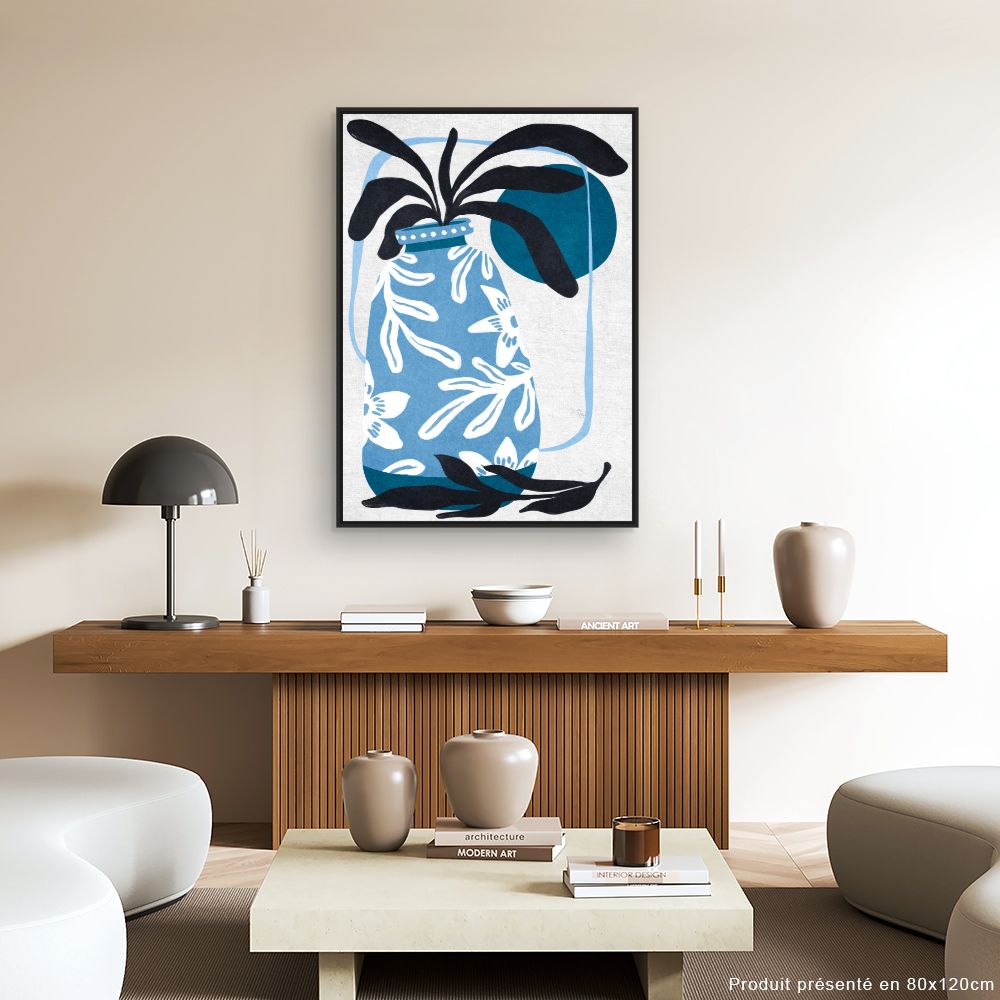 Tableau Vase fleuri élégant