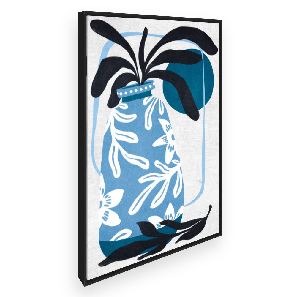 Toile Vase fleuri élégant