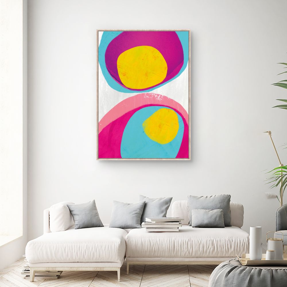 Tableau Cercles abstraits vifs