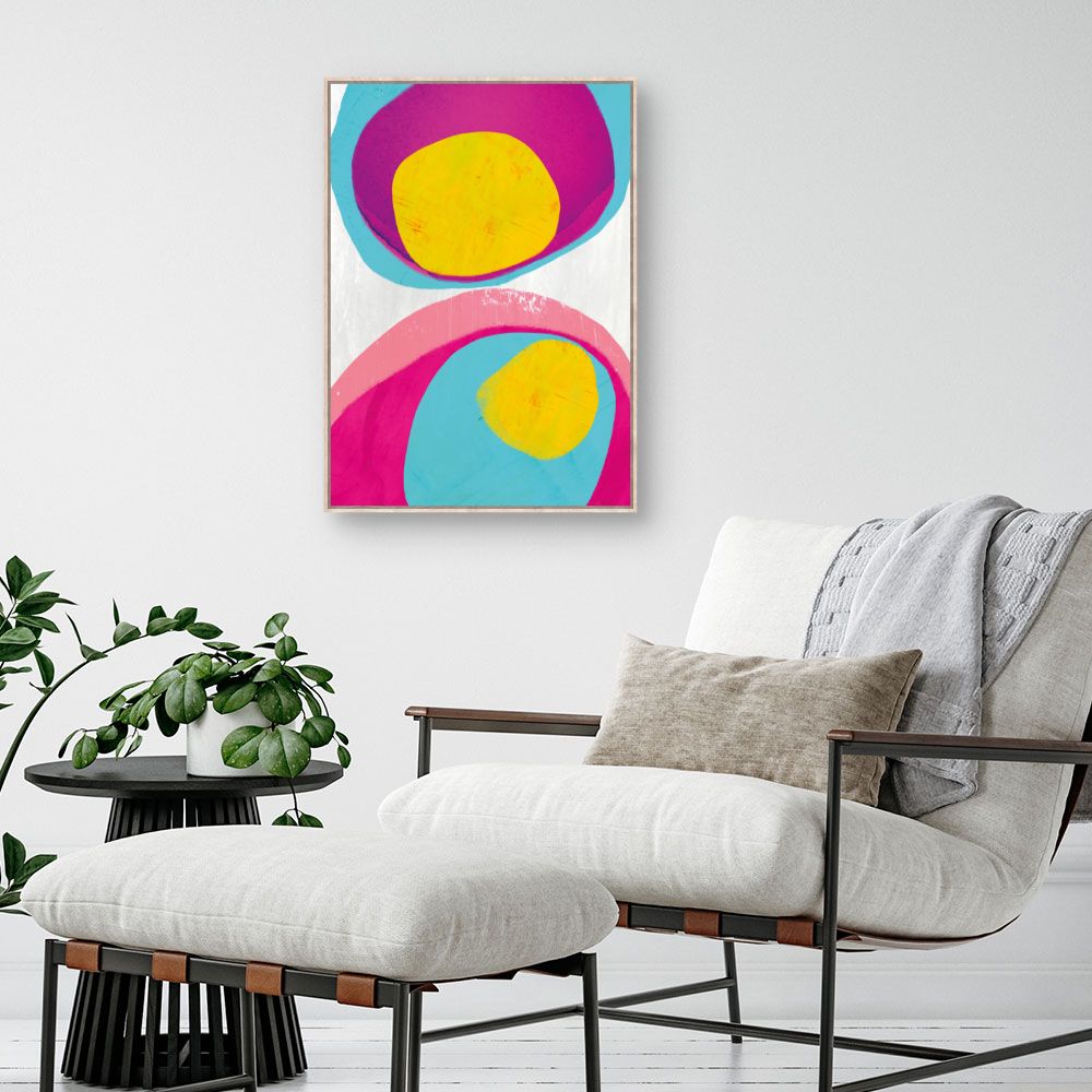 Tableau Cercles abstraits vifs