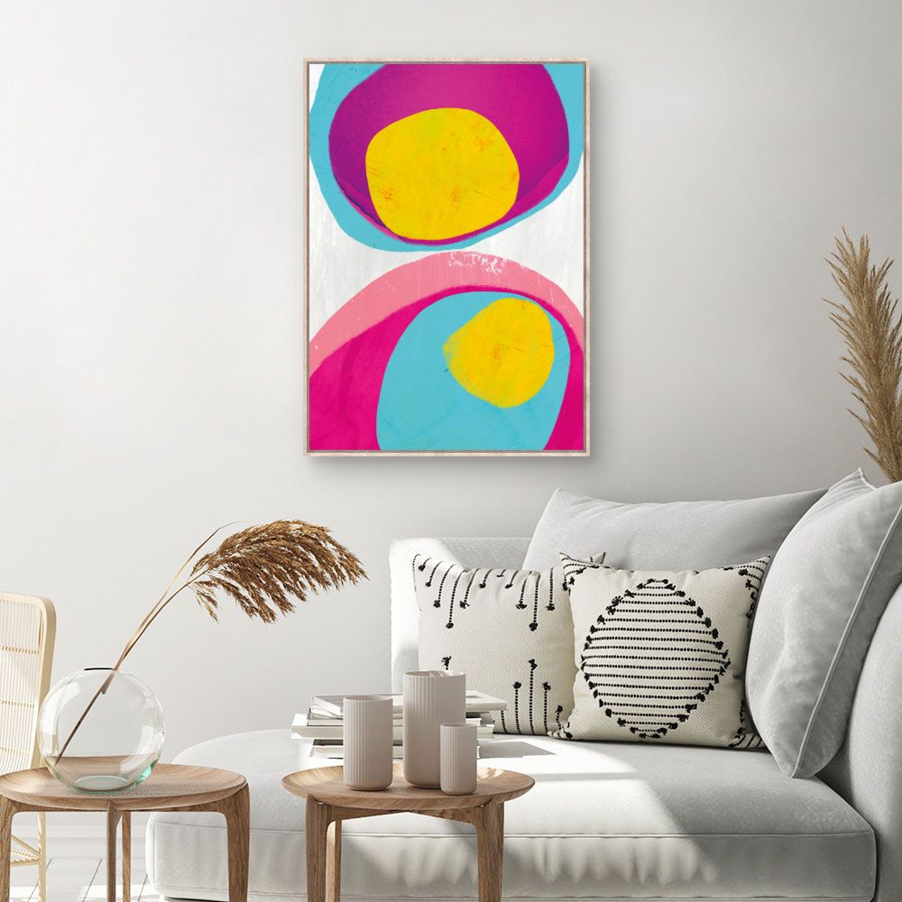 Tableau Cercles abstraits vifs