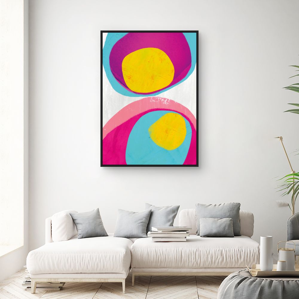 Tableau Cercles abstraits vifs