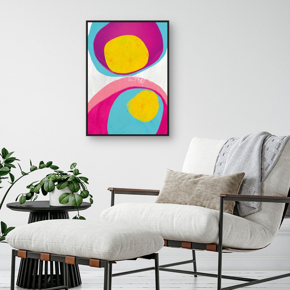 Tableau Cercles abstraits vifs