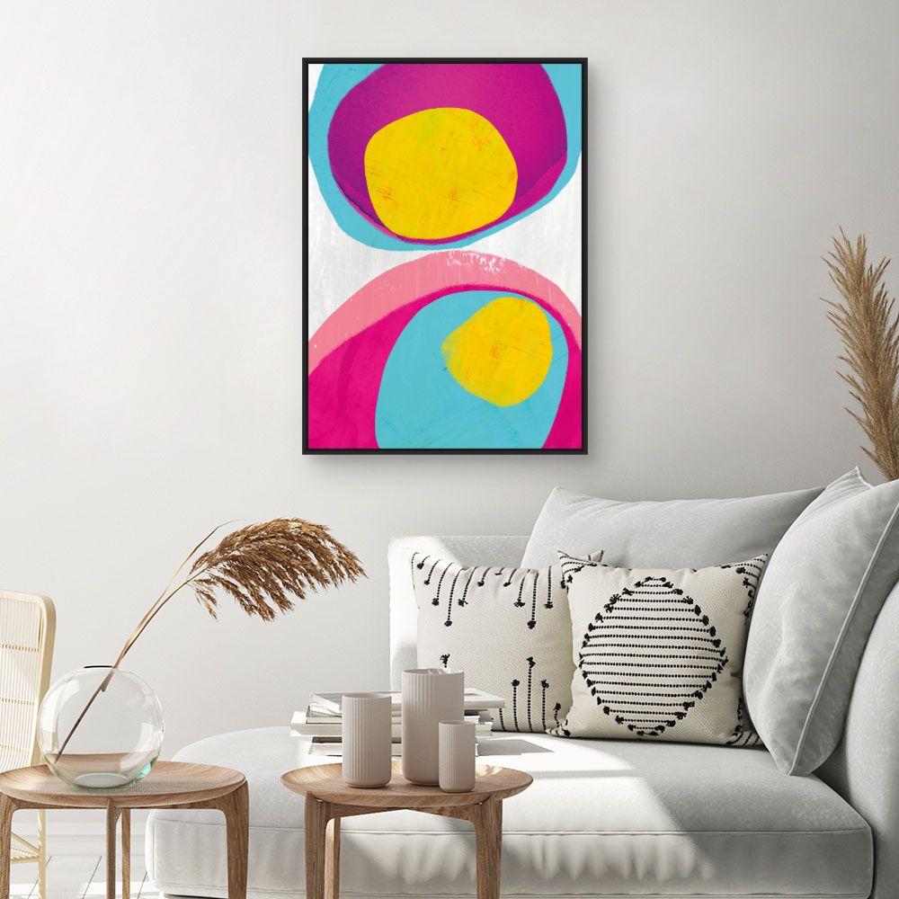 Tableau Cercles abstraits vifs