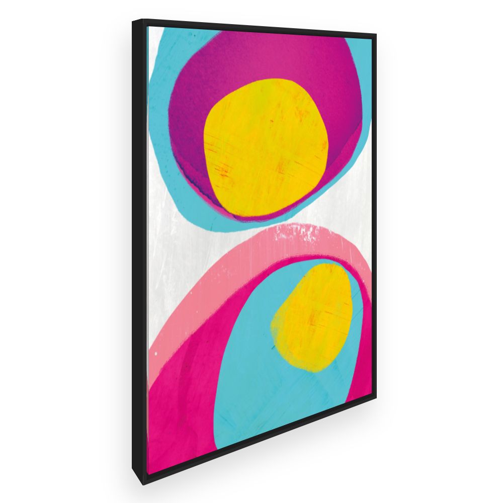 Toile Cercles abstraits vifs