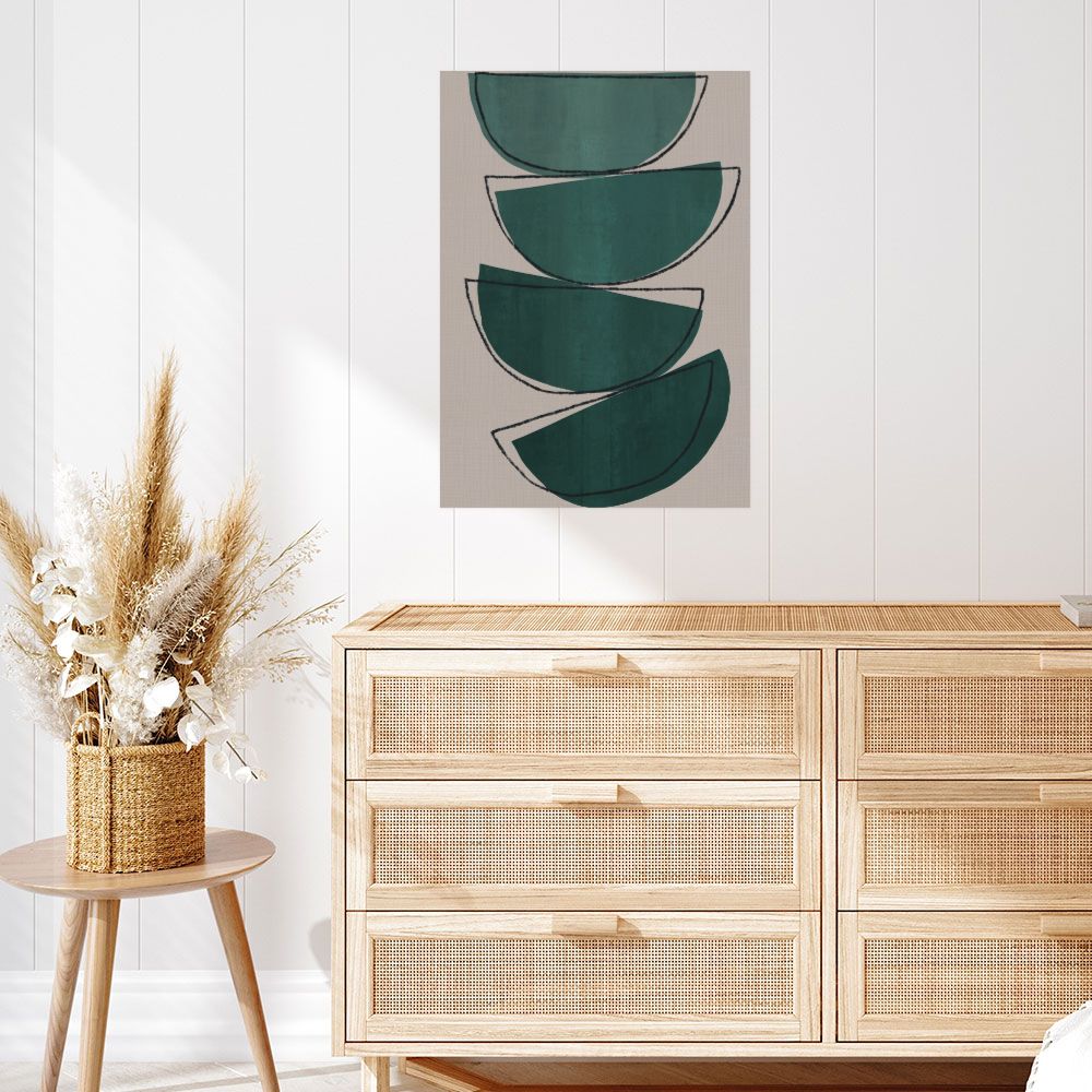 Affiche Empilement géométrique