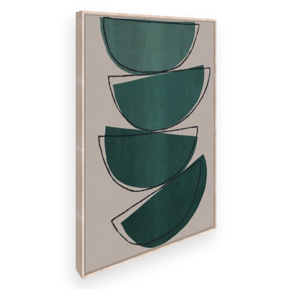 Toile Empilement demi-lunes