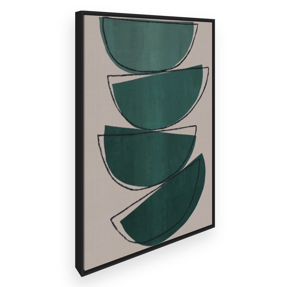 Toile Empilement demi-lunes