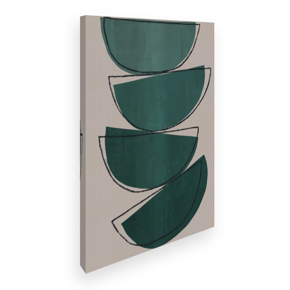 Toile Empilement demi-lunes