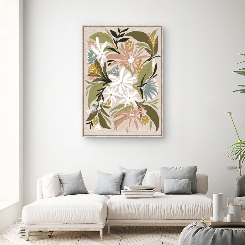 Tableau Fleurs vibrantes