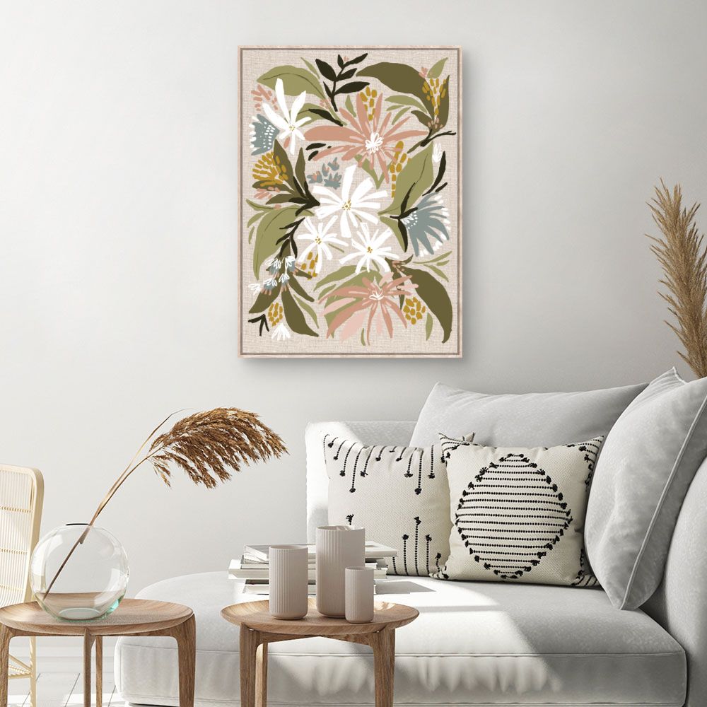 Tableau Fleurs vibrantes