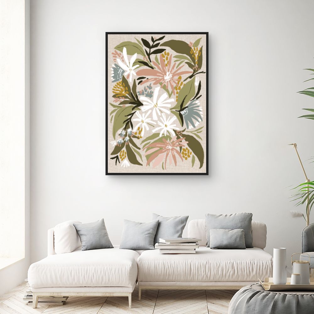 Tableau Fleurs vibrantes