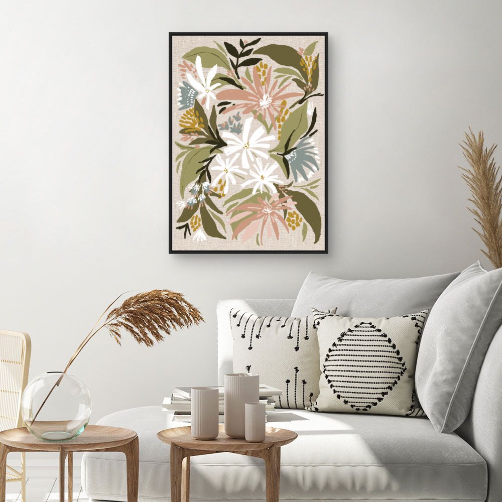 Tableau Fleurs vibrantes