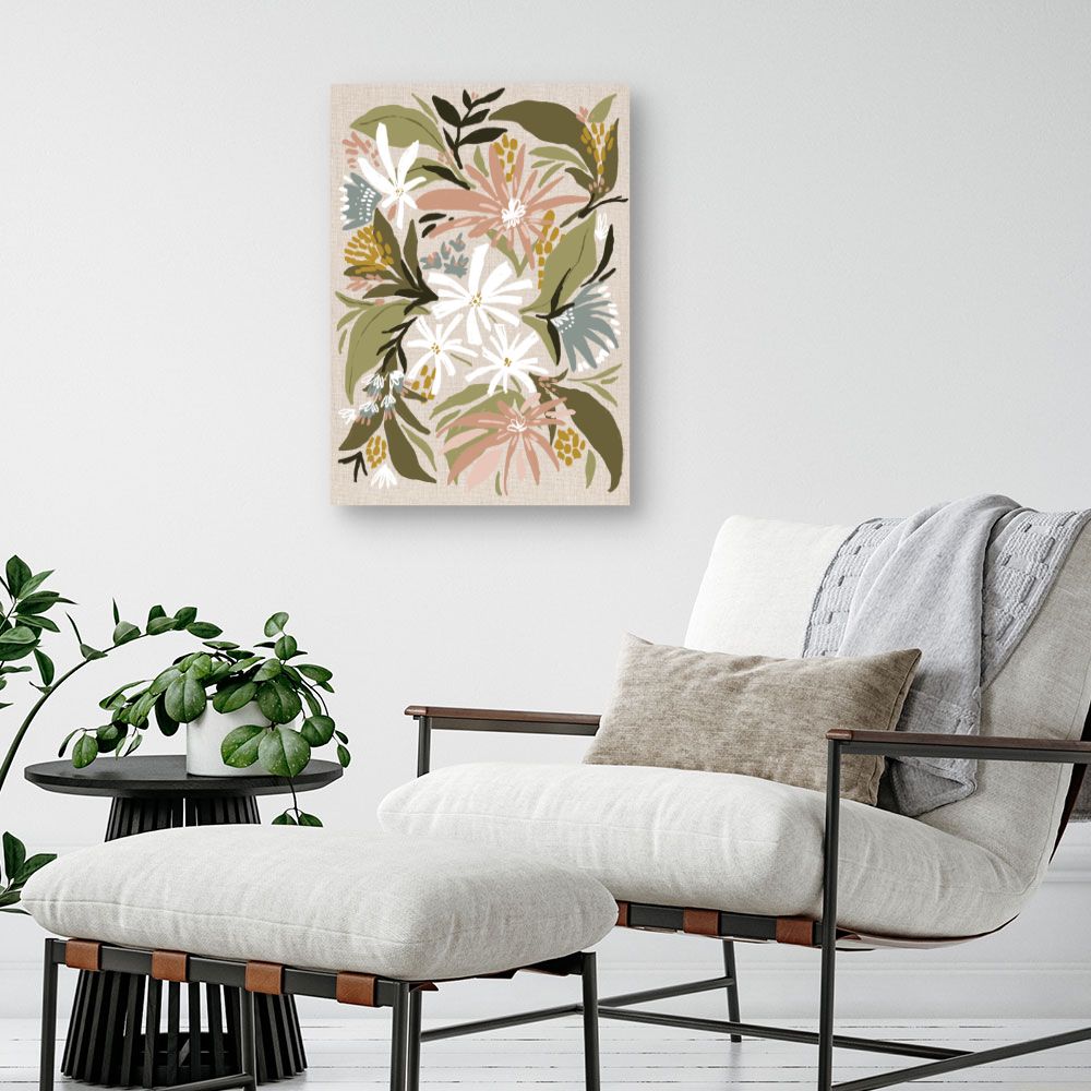Tableau Fleurs vibrantes
