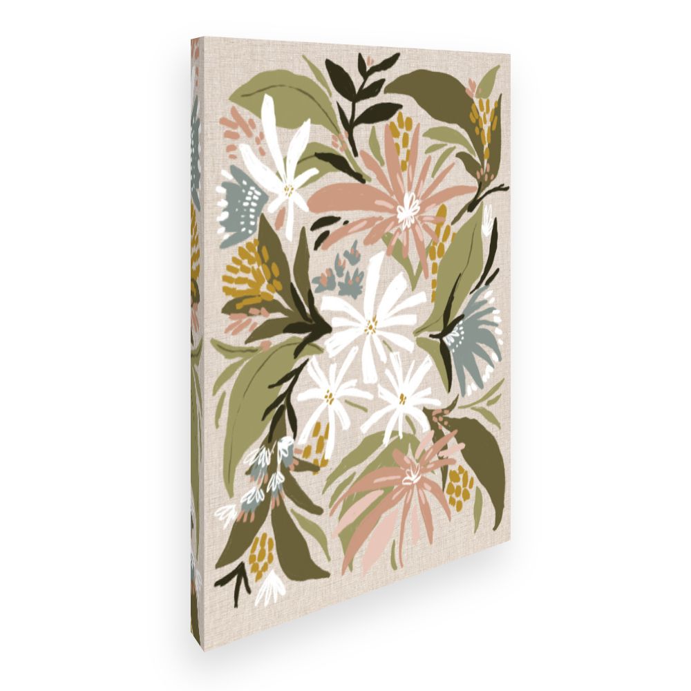 Toile Fleurs vibrantes