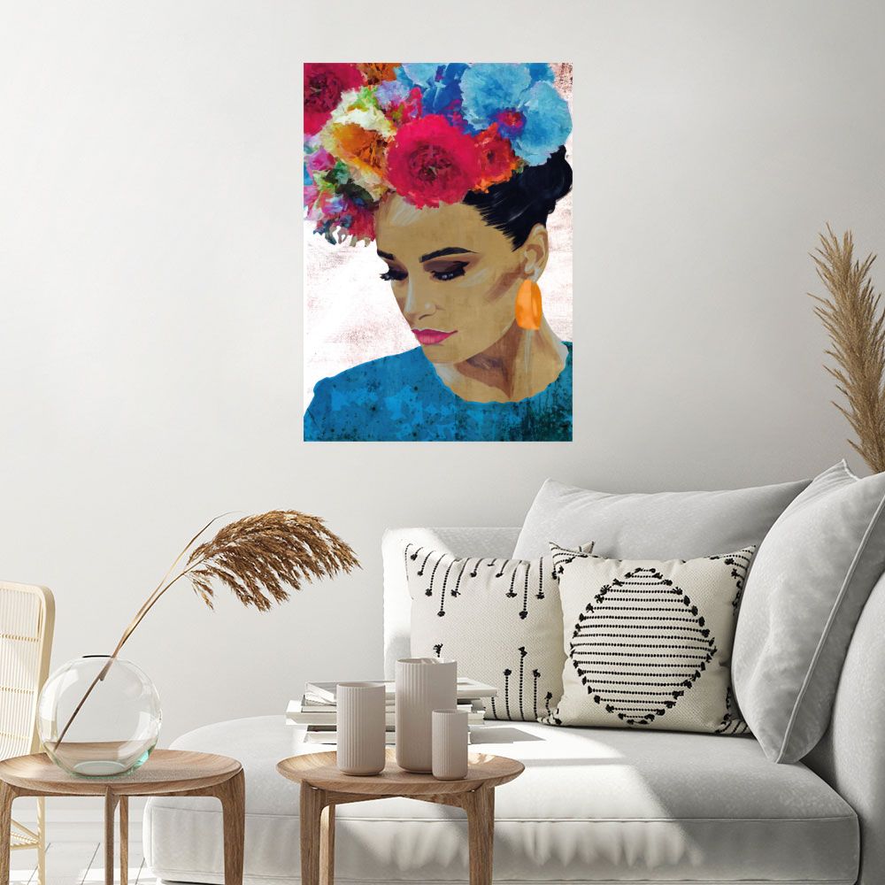 Affiche Fleur exubérante